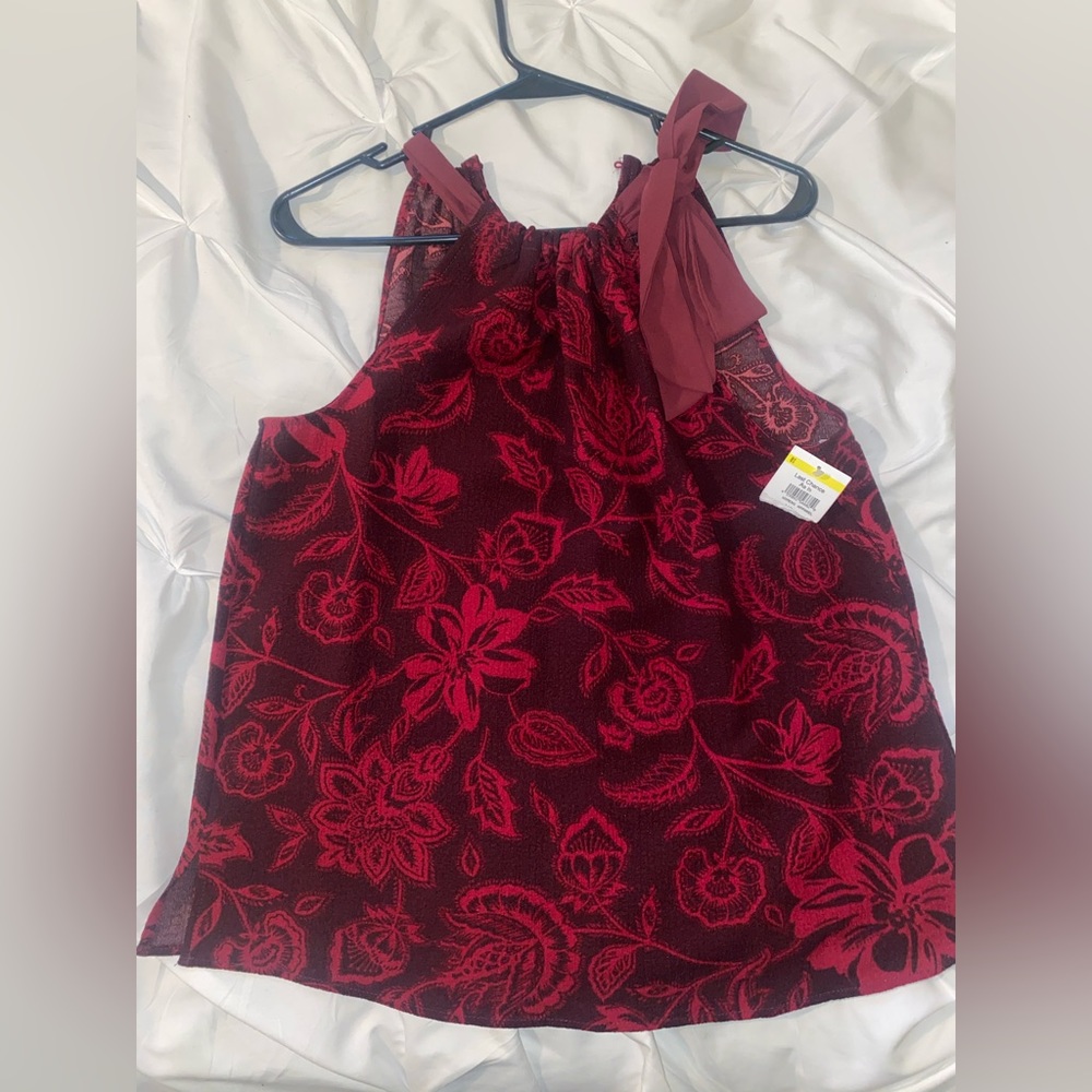 New Vince Camuto Floral Top Size XS